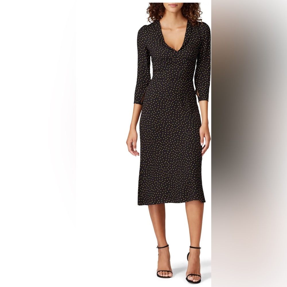 Reformation Mabel Micro Dot dress size 10